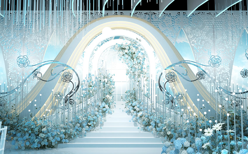 井研釡香烙馍村水晶厅效果展示